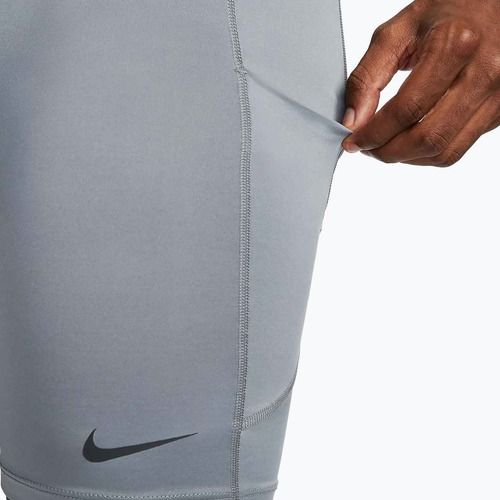 Pantaloni scurți de antrenament pentru bărbați Nike Pro Dri-Fit Fitness Long smoke grey/black