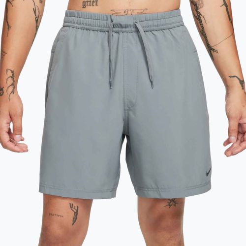 Pantaloni scurți de alergare pentru bărbați Nike Form Dri-FIT 7" Unlined Versatile smoke grey/black