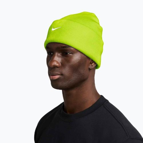 Căciulă de iarnă Nike Peak Swoosh Beanie cyber/white