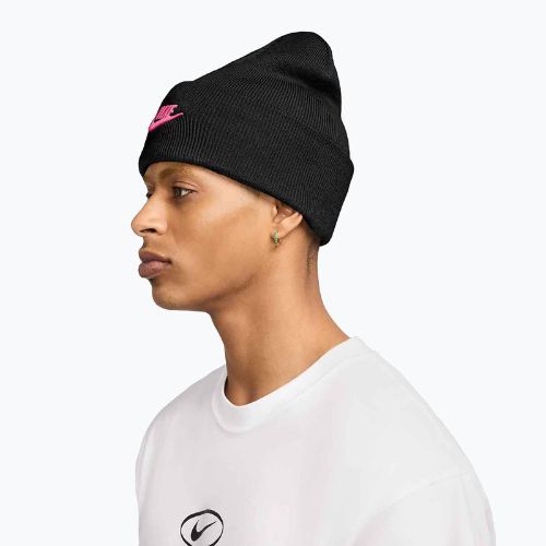 Căciulă de iarnă Nike Peak Futura Beanie black/pinksicle