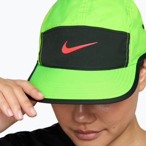 Șapcă Nike Dri-Fit Fly electric green/black spruce/hot lava