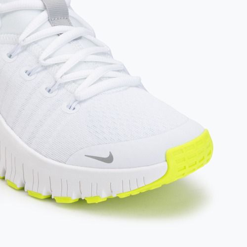 Încălțăminte de antrenament pentru femei Nike Free Metcon 6 white/volt/metallic silver