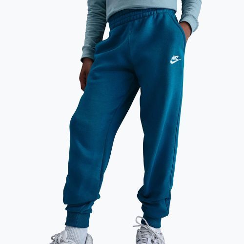 Pantaloni pentru copii Nike Sportswear Club Fleece green abyss/white