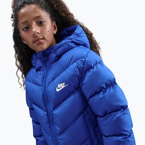 Geacă izolată pentru copii Nike Sportswear All Day Play Game Royal/White