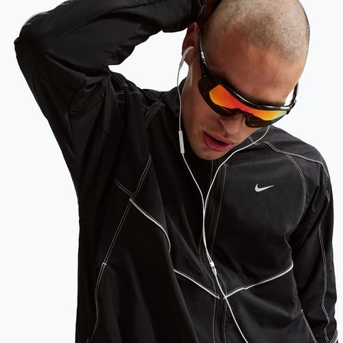 Geacă de alergare pentru bărbați Nike Retro Dri-Fit black/black/black