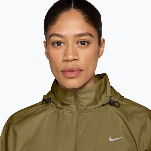 Geacă de alergare pentru femei Nike Tempo Repel olive flak