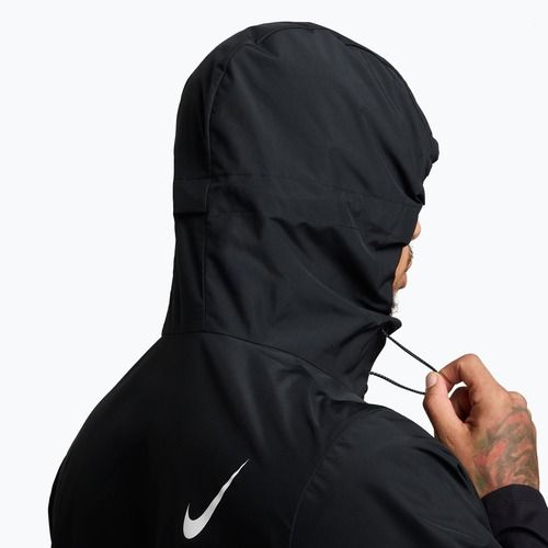 Geacă de alergare pentru bărbați Nike AeroSwift Storm-Fit Aerogami black/summit white