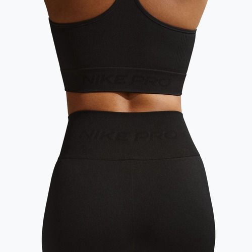 Colanți pentru femei Nike Pro Seamless High-Waisted 7/8 black