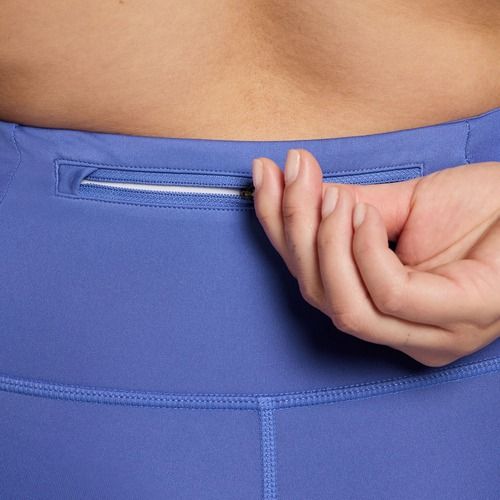 Colanți de alergare pentru femei Nike Tempo High-Waisted 7/8 sapphire