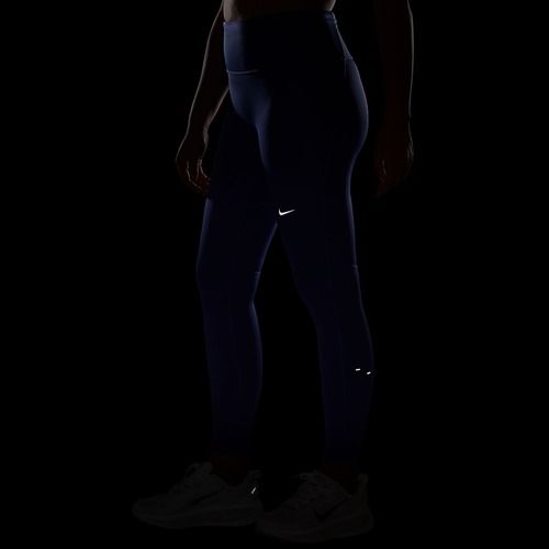 Colanți de alergare pentru femei Nike Tempo High-Waisted 7/8 sapphire