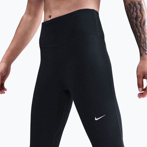 Colanți de alergare pentru femei Nike Tempo Flash High-Waisted 7/8 black
