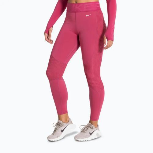 Colanți de antrenament pentru femei Nike Pro High-Waisted sweet beet/white