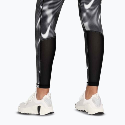 Colanți de antrenament pentru femei Nike Pro Mid-Rise 7/8 black/white/white