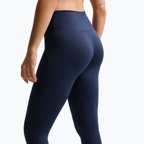 Colanți pentru femei Nike One Seamless Front High-Waisted midnight navy/white