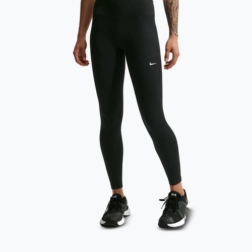 Colanți pentru femei Nike One Seamless Front High-Waisted black/white