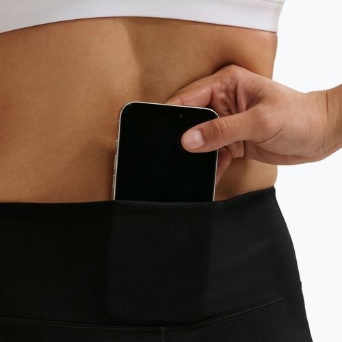 Colanți pentru femei Nike One Seamless Front High-Waisted black/white