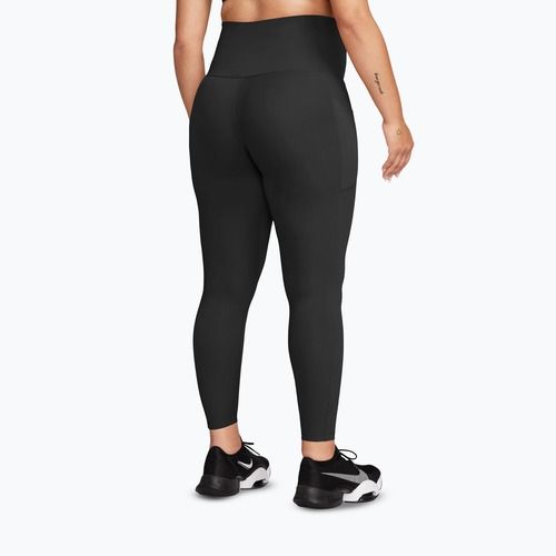 Colanți de antrenament pentru femei Nike One Maternity High-Waisted 7/8 black/white