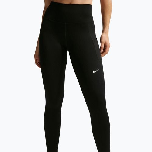 Colanți de antrenament pentru femei Nike One High-Waisted 7/8 black/white