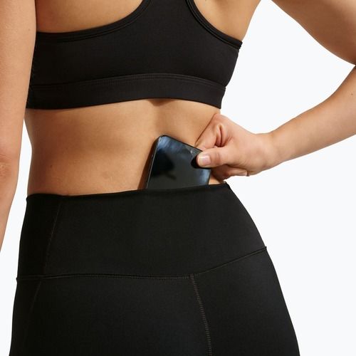 Colanți de antrenament pentru femei Nike One High-Waisted 7/8 black/white