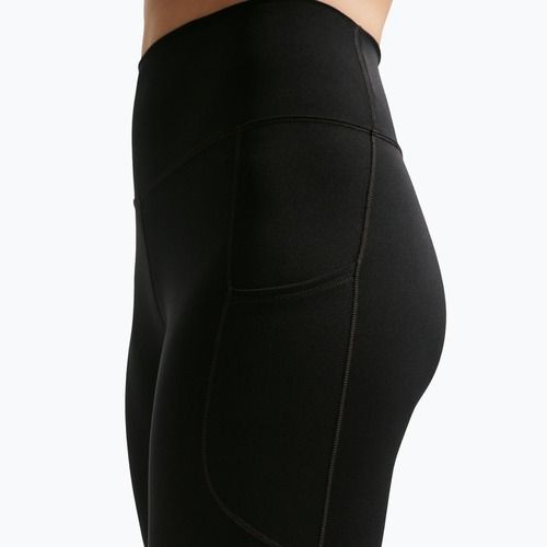 Colanți de antrenament pentru femei Nike One High-Waisted 7/8 black/white