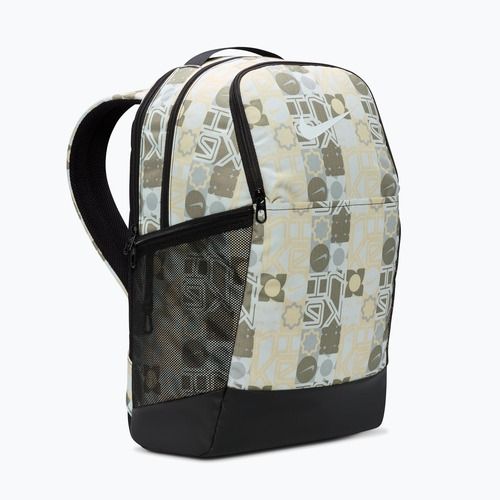 Rucsac de antreanament Nike Brasilia 9.5 35 l off white/black/white