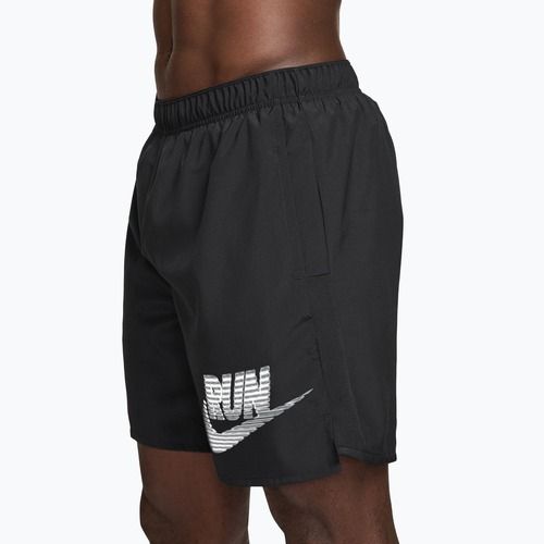 Pantaloni scurți pentru bărbați Nike Challenger Dri-Fit Brief-Lined 7" black/white