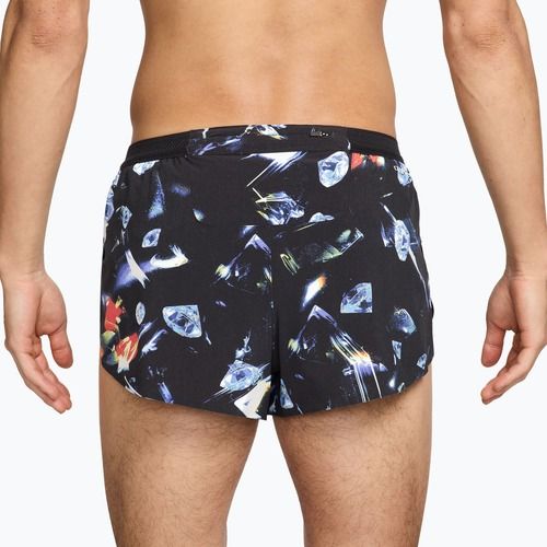 Pantaloni scurți de alergare pentru bărbați Nike AeroSwift Dri-Fit ADV Brief Lined 2" black/laser orange