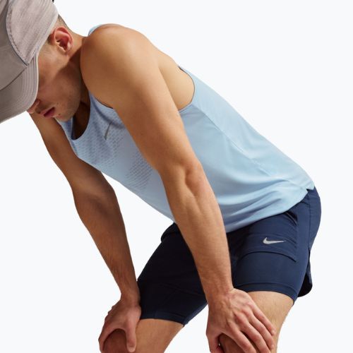 Pantaloni scurți de alergare pentru bărbați Nike Stride Dri-Fit Hybrid 5" midnight navy