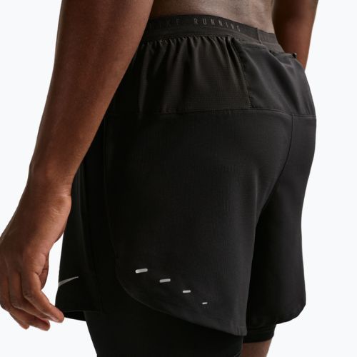 Pantaloni scurți de alergare pentru bărbați Nike Stride Dri-Fit Hybrid 5" black