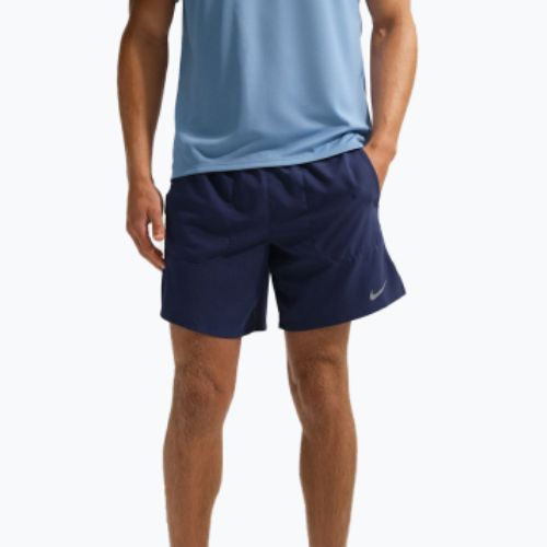 Pantaloni scurți de alergare pentru bărbați Nike Stride Dri-Fit Brief-Lined 7" midnight navy