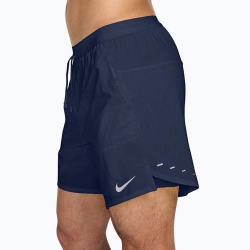 Pantaloni scurți de alergare pentru bărbați Nike Stride Dri-Fit 2in1 7" midnight navy