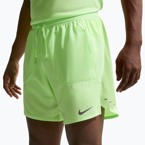 Pantaloni scurți de alergare pentru bărbați Nike Stride Dri-Fit 2in1 7" lime blast