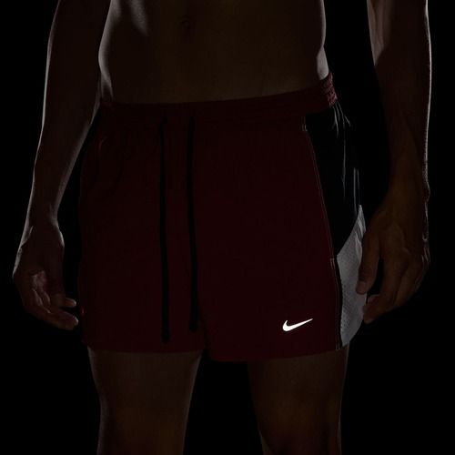 Pantaloni scurți de alergare pentru bărbați Nike Retro Dri-Fit Brief-Lined 4" team crimson/black