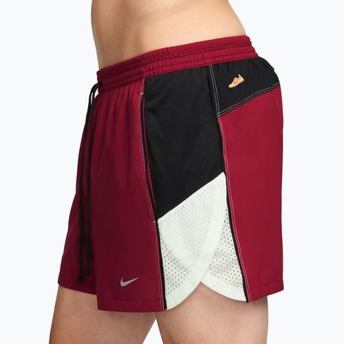 Pantaloni scurți de alergare pentru bărbați Nike Retro Dri-Fit Brief-Lined 4" team crimson/black