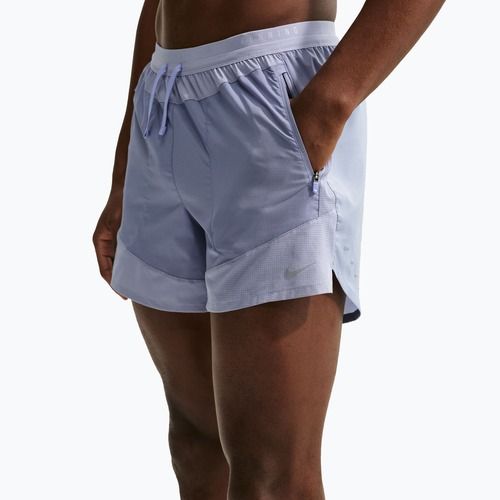 Pantaloni scurți pentru bărbați Nike Stride Dri-Fit Brief-Lined 5" iron purple/indigo haze