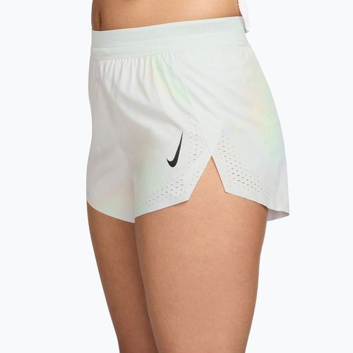 Pantaloni scurți de alergare pentru femei Nike AeroSwift Dri-Fit ADV Mid-Rise Brief Lined 3" off white/white/black