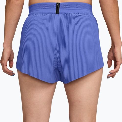 Pantaloni scurți de alergare pentru femei Nike AeroSwift Dri-Fit ADV Mid-Rise 3" sapphire/black/white/black