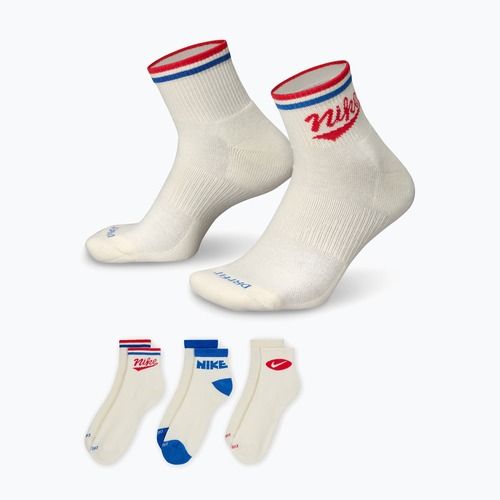 Șosete pentru bărbați Nike Everyday Plus Ankle 3 perechi multi-color/901