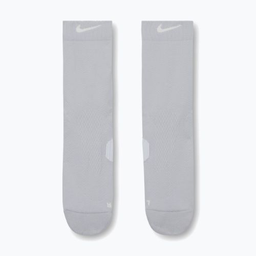 Șosete Nike Running Midweight Crew light smoke grey/pure platinum/white
