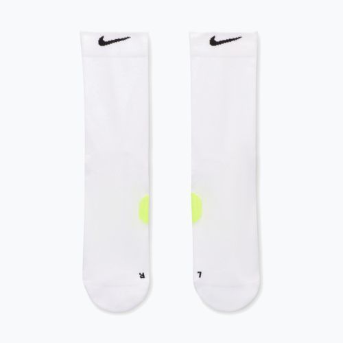 Șosete Nike Running Midweight Crew white/volt/black