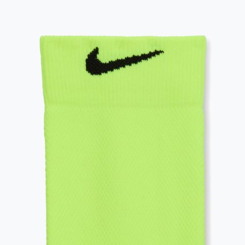 Șosete Nike Running Midweight Crew Volt/Black/Black