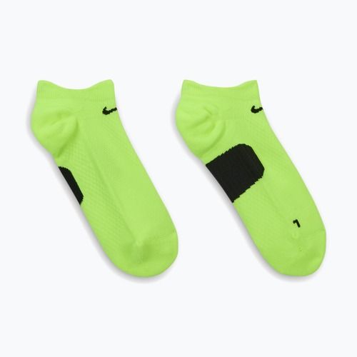 Șosete Nike Running Midweight No-Show volt/black/black