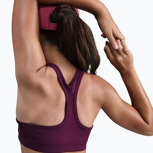 Sutien de antrenament pentru copii Nike Swoosh burgundy/white