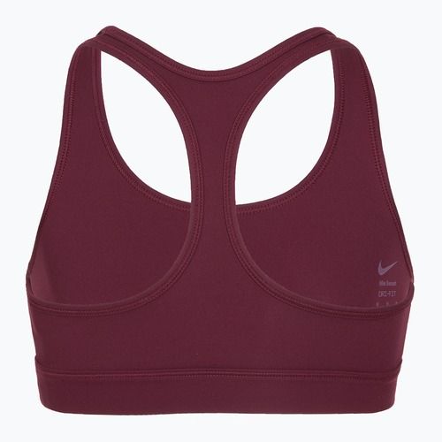 Sutien de antrenament pentru copii Nike Swoosh burgundy/white