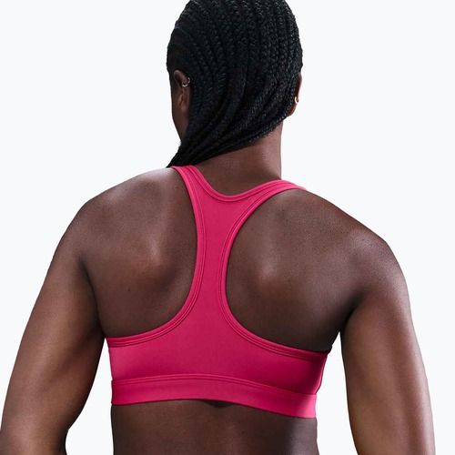 Sutien de antrenament Nike Swoosh Light Support rush pink/white