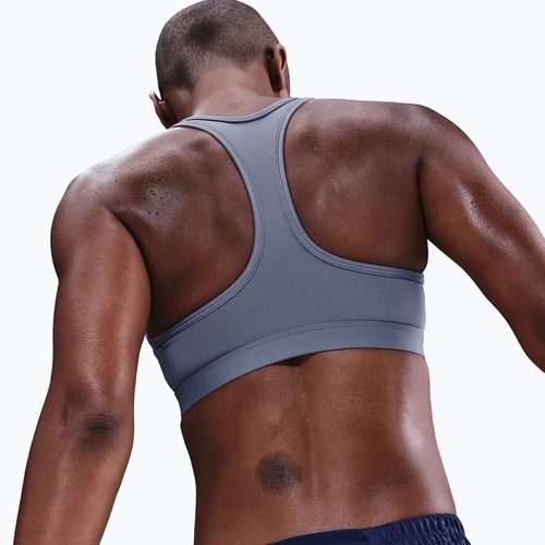Sutien de antrenament Nike Swoosh Medium Support world indigo/white
