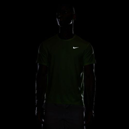 Tricou de alergare pentru bărbați Nike Miler Dri-Fit UV lime blast