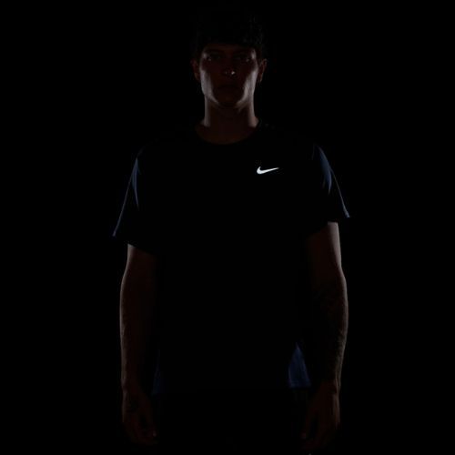 Tricou de alergare pentru bărbați Nike Miler Dri-Fit UV midnight navy