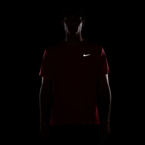 Tricou de alergare pentru bărbați Nike Miler Dri-Fit UV light crimson