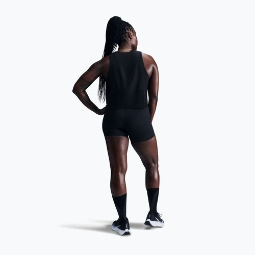 Tricou de alergare pentru femei Nike AeroSwift Dri-Fit ADV Cropped Tank Top black/white